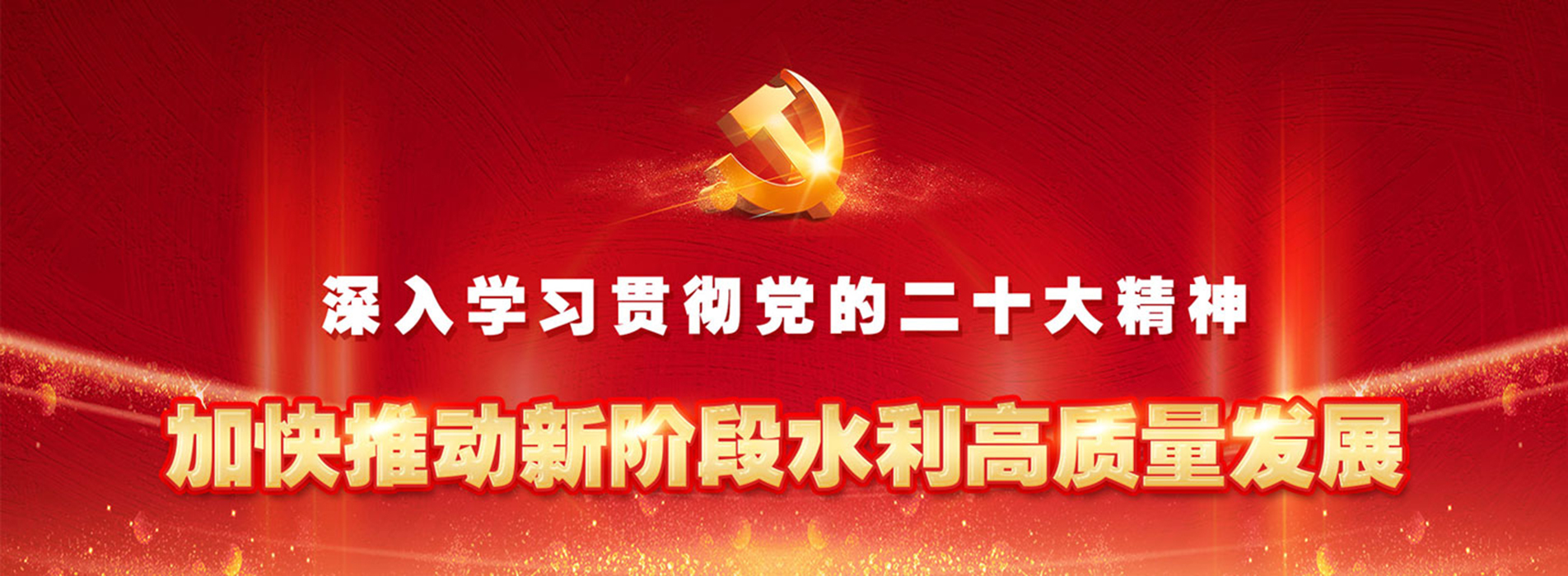 深入貫徹落實(shí)黨的二十大精神 扎實(shí)推動(dòng)新階段水利高質(zhì)量發(fā)展